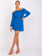 Dámske šaty-DHJ-SK-6831.36 - tmavo modré