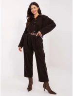 Košeľa IT KS 22390.81 tmavohnedá