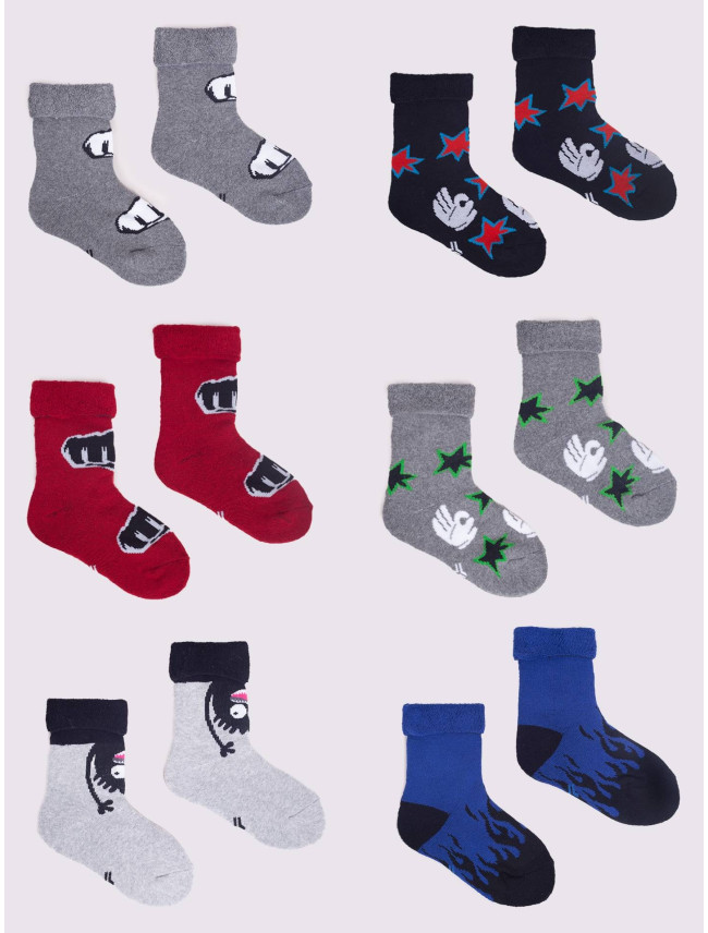 Froté ponožky Yoclub 6-pack SKF-0003C-AA00-002 Multicolour