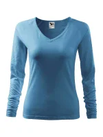 Elegance košeľa pre ženy azúrovo modrá