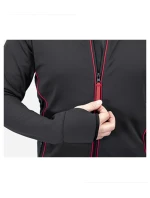 Vertex stretch fleece pánske ebony gray