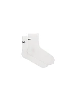 Cyklistické ponožky POC Cadence Road Short Socks, biele