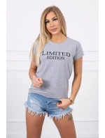 Limitovaná edícia blúzky šedá