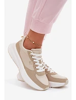 Dámske tenisky na platforme GAP PENELOPE GPW6155300049 Beige Dámske tenisky na platforme GAP PENELOPE GPW6155300049 Beige