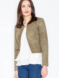 Dámska bunda M456 olivová - Figl