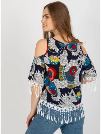 Blúzka AT BZ 2601.67 tmavo modrá