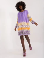 DHJ SK N8524 Šaty.14x fialová DHJ SK N8524 Šaty.14x fialová