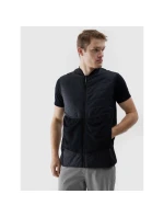 Pánska čierna bežecká vesta Primaloft eco 4F