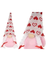 ŠKRIATOK ŠKRIATOK 20CM DEKORÁCIA VALENTÍNKA RUŽOVÁ