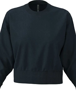 Next Level Apparel N 9087 Ťažká dámska mikina v oversize štýle 08.9087 tmavomodrá