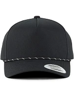 Flexfit 5079BD 5-panelová čiapka s kšiltom „Retro Cotton Blend“ 55.79BD čierna Flexfit 5079BD 5-panelová čiapka s kšiltom „Retro Cotton Blend“ 55.79BD čierna