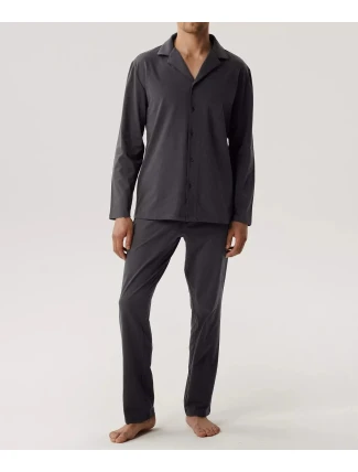 Atlantic BNMP-001 long/r S-2XL pánske pyžamo so zipsom