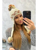 Dámska klapka na uši Nadia K321 béžová