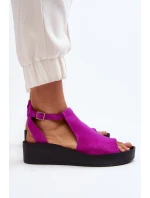 Zazoo 2914 Dámske semišové sandále Fuchsia Zazoo 2914 Dámske semišové sandále Fuchsia