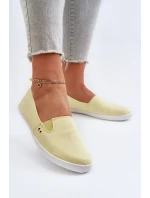 Dámske slip-on tenisky žlté Adrancia Dámske slip-on tenisky žlté Adrancia