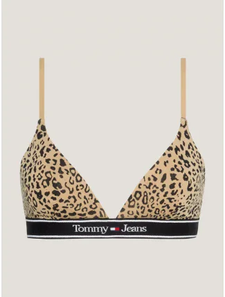 Dámska podprsenka UW0UW04244 0HD zvieracia potlač - Tommy Hilfiger Dámska podprsenka UW0UW04244 0HD zvieracia potlač - Tommy Hilfiger