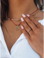 SIESTA červený náhrdelník FashionStreet IY0069 SIESTA červený náhrdelník FashionStreet IY0069