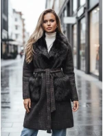 Dámsky hnedý kožuch FashionStreet TY5229z