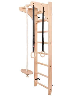Rebrík s drevenou priečkou a príslušenstvom BENCHK 111+A204 detské