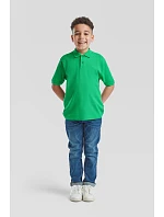 Fruit of the Loom Kids 65/35 Polo Detské piqué polo 16.3417 melírovaná šedá Fruit of the Loom Kids 65/35 Polo Detské piqué polo 16.3417 melírovaná šedá