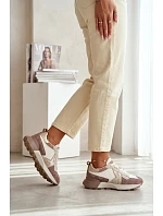 Dámske semišové tenisky Kobbo 66954 beige Dámske semišové tenisky Kobbo 66954 beige