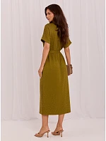 Šaty LK SK 510242.14 v khaki farbe Šaty LK SK 510242.14 v khaki farbe