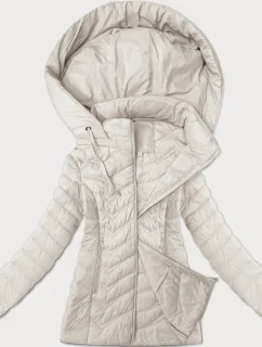 Dámska prešívaná bunda s kapucňou J Style (16M9238-280)