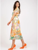 Šaty DHJ SK 15967 1.01P oranžová