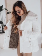 Dámska prešívaná bunda WINTERGIRL white FashionStreet TY4934 Dámska prešívaná bunda WINTERGIRL white FashionStreet TY4934