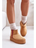 Dámske zateplené snežnice s platformou Camel Lomessa Dámske zateplené snežnice s platformou Camel Lomessa