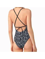 Dámske jednodielne plavky s logom Core KW0KW02076-0GK - Calvin Klein