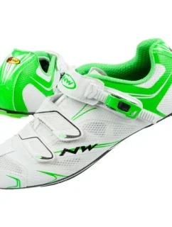 Pánska cyklistická športová obuv Sonic SRS M 80151012 59 White with Green - Northwave