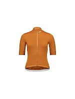 Cyklistické tričko POC W's Thermal Lite Jersey, hnedé