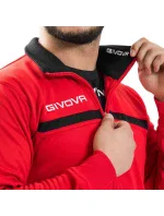 Givova Tuta tepláková súprava Givova One M TT012 1210 červená/čierna Givova Tuta tepláková súprava Givova One M TT012 1210 červená/čierna