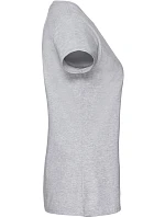 Fruit of the Loom Lady-Fit Iconic 195 T Dámske tričko z hrubej bavlny 16.1424 heather grey Fruit of the Loom Lady-Fit Iconic 195 T Dámske tričko z hrubej bavlny 16.1424 heather grey