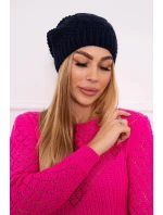 Fleecová čiapka Sandra K210 navy blue