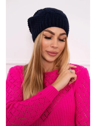 Fleecová čiapka Sandra K210 navy blue