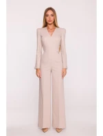 M883 Džínsový overal - béžový