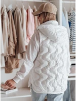 Dámska prechodná prešívaná vesta VESOLITA biela FashionStreet TY4880