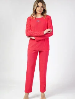 Dámske pyžamo Regina 677 long/r froté S-XL
