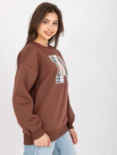 Mikina EM BL U617.95 tmavo hnedá