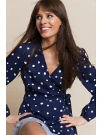 Dámske šaty Wendy Tmavomodrá vzor - Benedict Harper