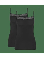 Pocit z modalového špagetového topu 2P - BLACK - TRIUMPH BLACK - TRIUMPH