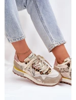 Sneakersy Buty Sportowe Damskie D.Franklin DFSH378006 Złote