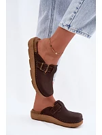 Dámske topánky s prackou Inblu ED000024 Chocolate
