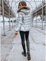 Dámska bunda NELLY silver FashionStreet TY2273 Dámska bunda NELLY silver FashionStreet TY2273