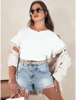Dámske džínsové šortky HOTSHORT modré FashionStreet SY0366