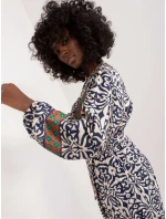 DHJ SK 16656 Šaty.13X tmavomodrá