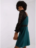 Šaty LK SK 508840.22X tmavo zelená