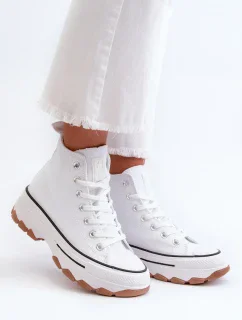 Tenisky na platforme model 198691 Vykročte štýlovo